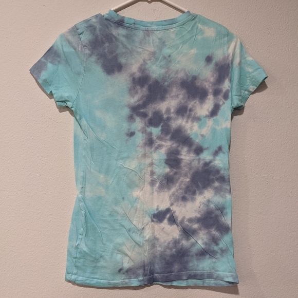 *10/$10* Women's Aeropostale Tie Dye Graphic Tee - Size Small - Blue/Purple - Picture 3 of 3